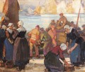 A Breton Fish Market - Robert Hope