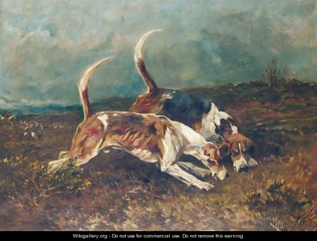 Fox Hounds On The Scent - John Emms