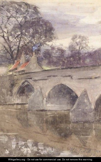 Cramond Bridge Near Edinburgh - Francis Campbell Boileau Cadell