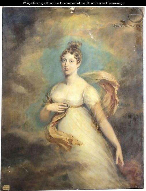 Portrait Of Princess Charlotte, The Daughter Of King George IV - George Dawe
