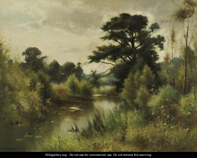 Landscape With Pond - Ernest Parton