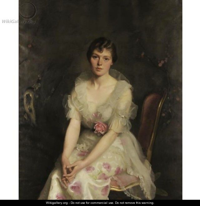 Portrait Of Mrs. Junius S. Morgan - William Mcgregor Paxton