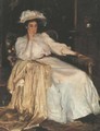 Portrait Of A Woman In White - Hugh Ramsay