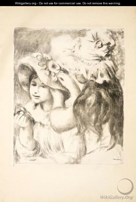 Le Chapeau Epingle 1ere Planche - Pierre Auguste Renoir