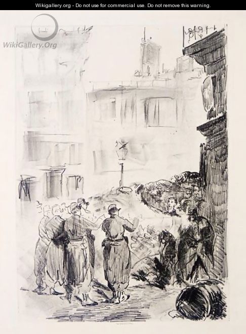 La Barricade - Edouard Manet