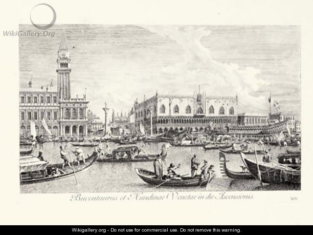 Urbis Venetiarum Prospectus Celebriores - (after) (Giovanni Antonio Canal) Canaletto