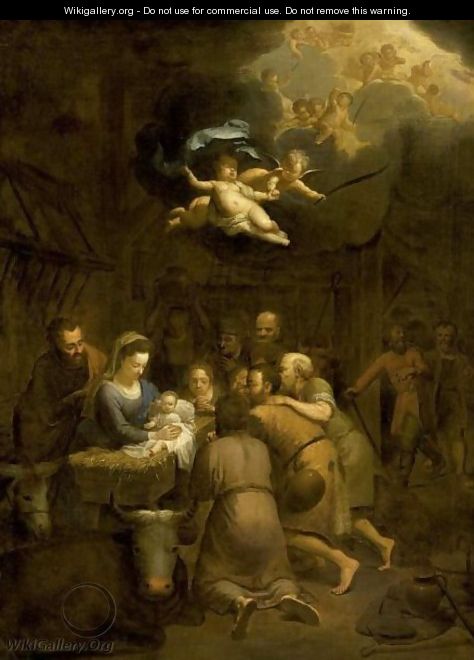 The Adoration Of The Shepherds - (after) Francois Verwilt