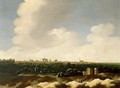 A Panoramic Landscape With A View Of The City Of Leiden Beyond - (after) Jan The Elder Vermeer Van Haarlem