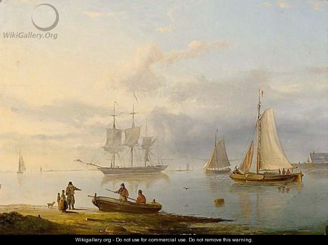 Shipping In Calm - Pieter Hendrik Thomas