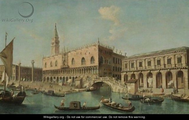 Venice, A View Of The Molo From The Bacino Di San Marco, With The Palazzo Ducale, The Zecca And The State Prison - Francesco Tironi