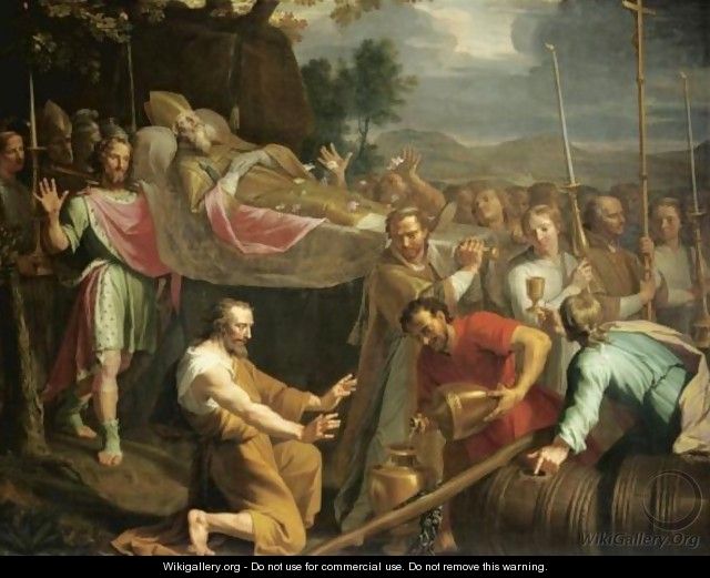 The Miracle Of St Arnould - (after) Philippe De Champaigne