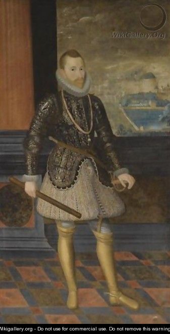 Portrait Of A Nobleman, Believed To Be The Archduke Albert Of Austria (1559-1621) - (after) Juan Pantoja De La Cruz