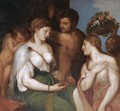An Allegory With Venus, Bacchus And Ceres - (after) Tiziano Vecellio (Titian)