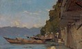 The Lakeshore At Grande Rive, 1877 - Francois Bocion