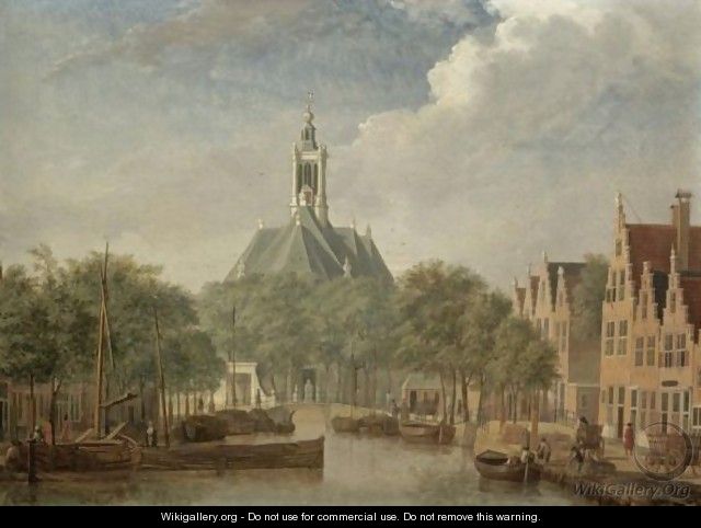 The Hague, A View Of The Nieuwe Kerk - (after) Jan Ten Compe