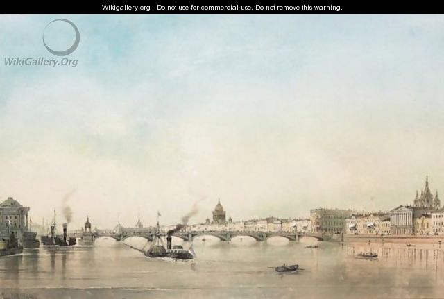 Panoramic View Of St. Petersburg - Iosef Iosefovich Charlemagne