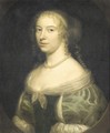 Portrait Of A Lady, Head And Shoulders, Wearing A Green Silk Dress And A Pearl Necklace - (after) Jan Mytens