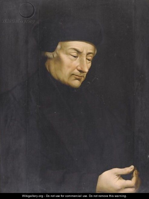 Portrait Of Erasmus (1466 - 1536) - (after) Holbein the Younger, Hans