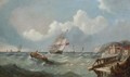 Shipping Leaving Harbour - John James Wilson