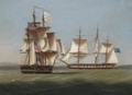 The H.M.S. Shannon And The U.S.S. Chesapeake - (after) Thomas Buttersworth