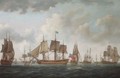 H.M.S. Queen Charlotte With The British Squadron And Allied Men-Of-War At Spithead, Prior To Sailing To Ushant In 1794 - Adam Callander