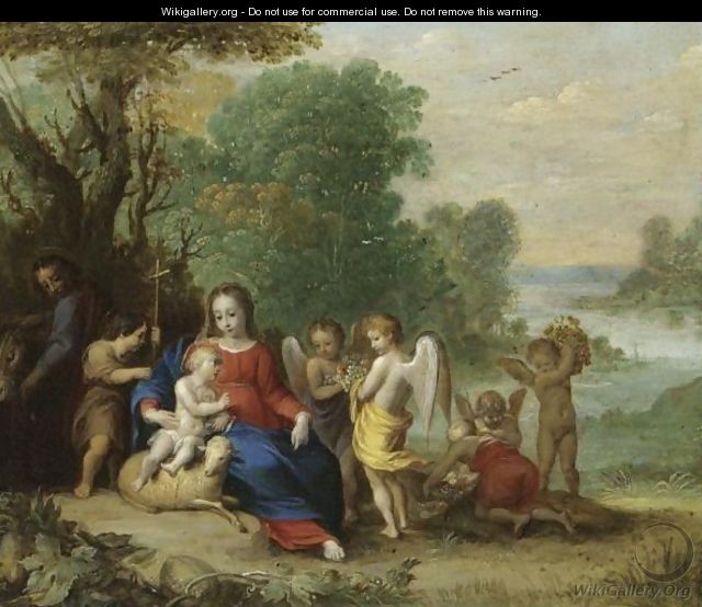 The Rest On The Flight Into Egypt 2 - (after) Pieter Van Avont