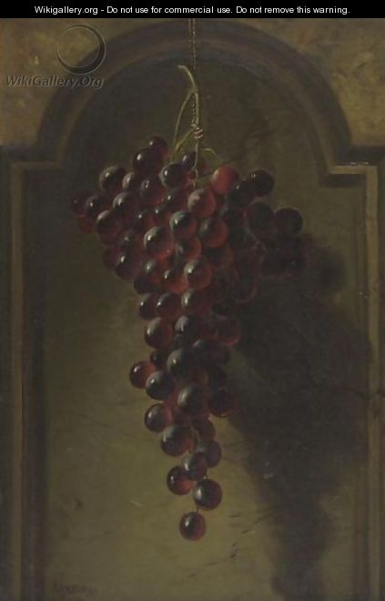 Hanging Grapes In A Niche - Andrew John Henry Way