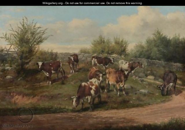 A Country Road--Coming Home - Arthur Fitzwilliam Tait