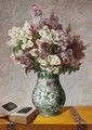 Nature Morte Dans Un Vase Peint - Albert Dubois-Pillet