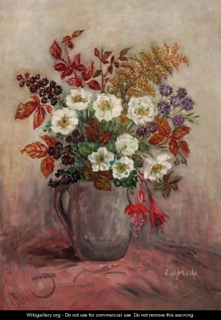 Vase De Fleurs - Pierre Laprade