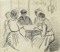 Scene D'Interieur - Camille Pissarro