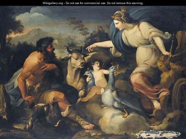 Juno Appearing To Io And Argus - North-Italian School