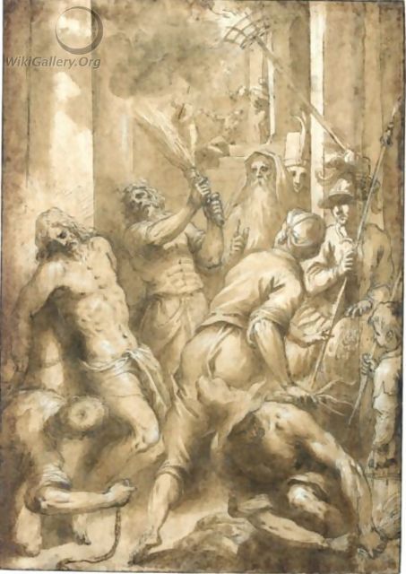The Flagellation Of Christ - Jacopo d