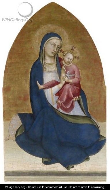 The Madonna Of Humility - Lorenzo Monaco