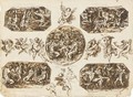 Scenes From The Life Of Paris, And Studies Of Putti - Felice Giani