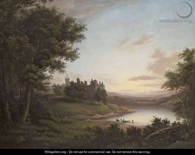 Linlithgow Palace Looking West - (after) Alexander Nasmyth