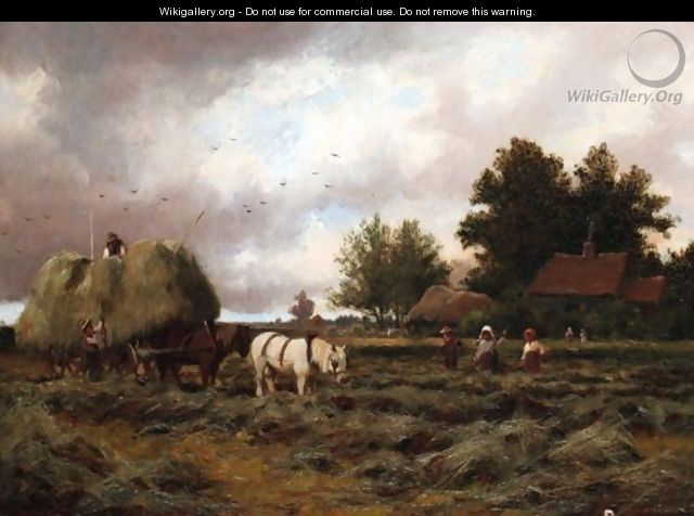 Gathering Hay - Joseph Paulman