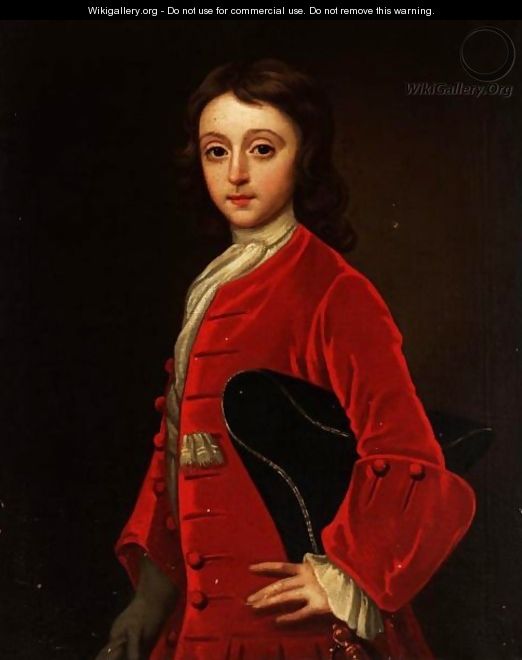 Portrait Of A Young Boy - (attr. to) Jervas, Charles