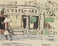 The Morning News, Cafe A Vence - George Leslie Hunter