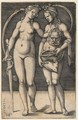 Judith And Her Servant Standing - Hans Sebald Beham