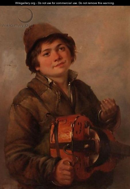 The Young Hurdy Gurdy Player - William Henry Hunt