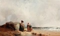 Figures On The Beach - (after) Henry Bright