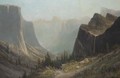 Arrival In The Valley Of The Yosemite, Half Dome In The Distance - Frederick Ferdinand Schafer