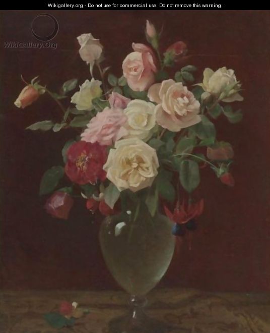Vase Of Flowers - George Cochran Lambdin