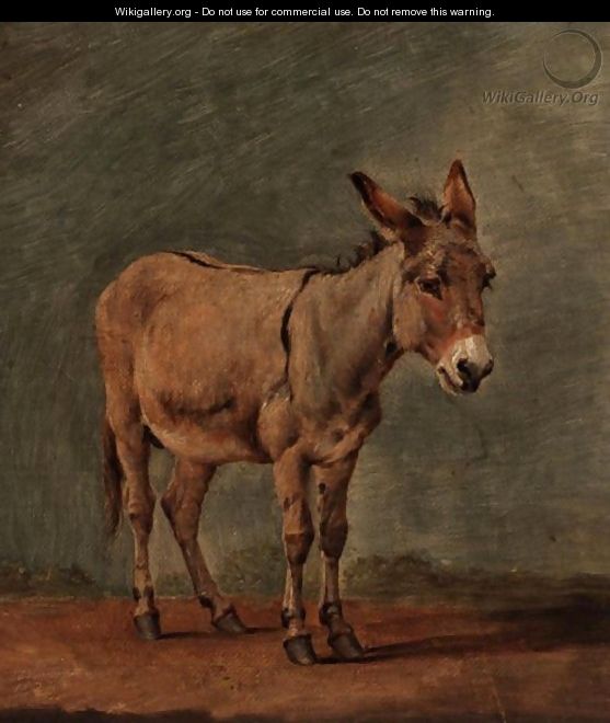 The Donkey - (after) Eugene Joseph Verboeckhoven