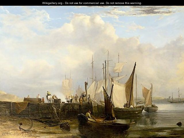 Fishing Boats In An Estuary - John H. Wilson