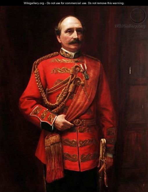 Portrait Of Lieutenant Colonel H. St. Clair Wilkins - (after) Baron Heinrich Von Angeli