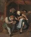 A Merry Company In An Interior Singing And Dancing - Jan Miense Molenaer