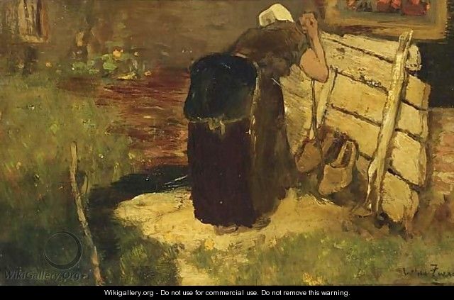 A Peasant Woman At Work - Willem de Zwart