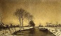 'Winter Langs Het Overijssels Kanaal' - Paul Bodifee